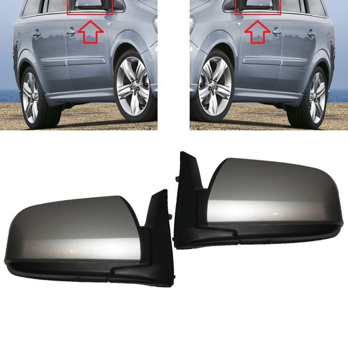 FOR VAUXHALL ZAFIRA B 08-11 WING MIRRORS ELECTRIC 5PIN L+R LHD