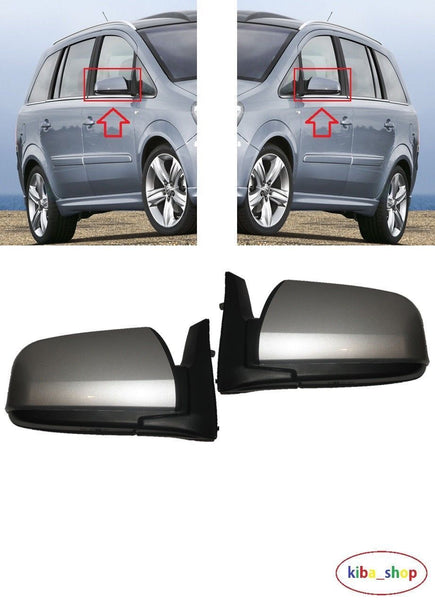 FOR VAUXHALL ZAFIRA B 08-11 WING MIRRORS ELECTRIC 5PIN L+R LHD