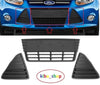 FOR FORD FOCUS 11-14 FRONT BUMPER GRILL COVER LH + CENTER + RH