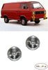 FOR VW TRANSPORTER T3 1979 - 1992 2X NEW FRONT HEADLIGHT INSER LEFT + RIGHT LHD