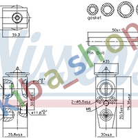 AIR CONDITIONING VALVE FITS FOR D C-MAX II FOCUS III FOCUS III/KOMBI GRAND