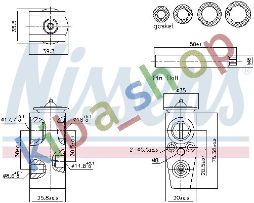 AIR CONDITIONING VALVE FITS FOR D C-MAX II FOCUS III FOCUS III/KOMBI GRAND