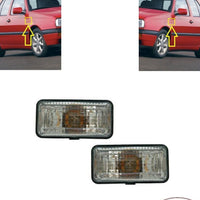 FOR VW GOLF MK3 92-96 SIDE INDICATOR REPEATER SMOKED PAIR L+R