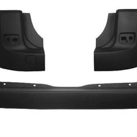 FOR RENAULT SCENIC II mk2 06-09 REAR BUMPER MOULDING TRIM SET LEFT+RIGHT+CENTER