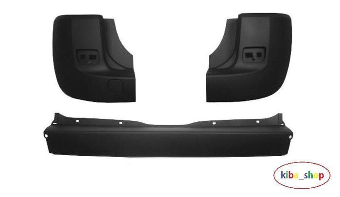 FOR RENAULT SCENIC II mk2 06-09 REAR BUMPER MOULDING TRIM SET LEFT+RIGHT+CENTER