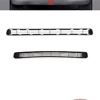 FOR TOYOTA RAV4 06-09 FRONT BUMPER SET UPPER +LOWER GRILLS BLACK