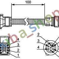 WIRE CONNECTORS ASSORTMENT ADAPTOR NUMBER OF PINS 7/8 ADAPTOR FROM AMP DIN TO