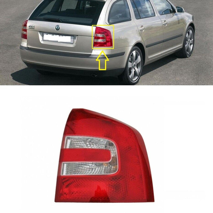 FOR SKODA OCTAVIA HATCHBACK 04-08 REAR TAIL LIGHT LAMP RH DRIVER