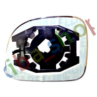FOR FIAT PANDA 169 09-12 RIGHT SIDE WING MIRROR GLASS + BASE