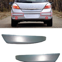 FOR VAUXHALL ASTRA 04-12 REAR BUMPER MOULDING TRIM PAIR L+R