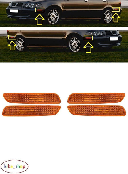 FOR VOLVO S40/V40 00-03 SIDE MARKERS GINGER L+R SIDES SET