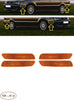 FOR VOLVO S40/V40 00-03 SIDE MARKERS GINGER L+R SIDES SET