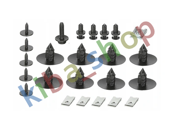 FOR VAUXHALL VIVARO 01-06 INNER FENDER LINER FIXING CLIPS SET