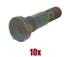 10x RIGHT OR LEFT WHEEL BOLT FRONT 7/8"-14UNFX100/112MM THREAD LENGTH 40MM