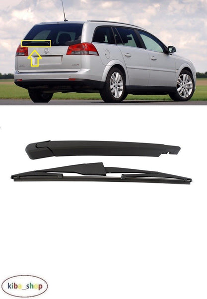 FOR VAUXHALL OPEL VECTRA ESTATE 2001 - 2008 REAR WINDOW WIPER ARM & BLADE 375MM