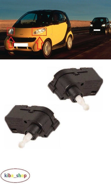 FOR SMART FORTWO 98-07 FRONT HEADLAMP LAMP ADJUSTMENT MOTOR L+R