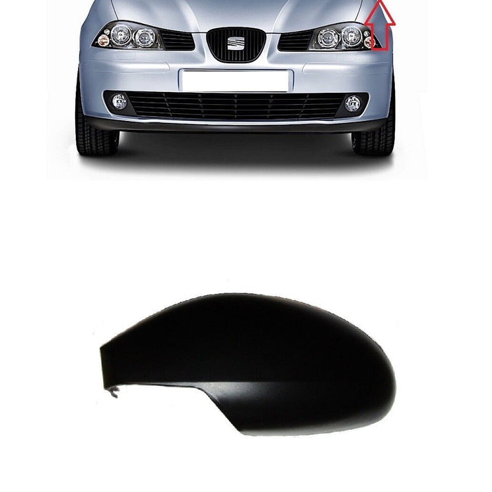 FOR SEAT CORDOBA 6L 02-09 WING MIRROR COVER CAP LH PASSENGER