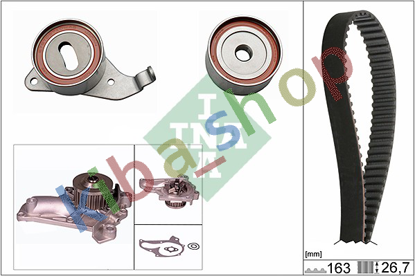 TIMING SET BELT + PULLEY + WATER PUMP FITS FOR TOYOTA AVENSIS CALDINA CAMRY