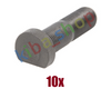 10x WHEEL BOLT M22X15 X80MM FITS BPWS