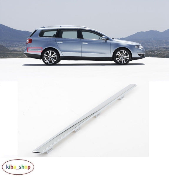 FOR VW PASSAT B6 05-10 REAR BUMPER CHROMED MOULDING TRIM RH