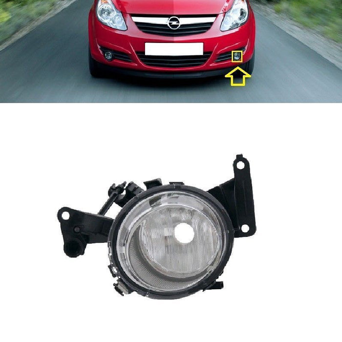 FOR VAUXHALL CORSA D 07-11 FRONT FOG LIGHT LAMP LH PASSANGER