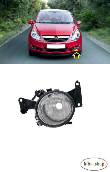 FOR VAUXHALL CORSA D 07-11 FRONT FOG LIGHT LAMP LH PASSANGER