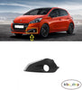 FOR PEUGEOT 208 2015 - 2019 FRONT BUMPER FOG LAMP GRILL CHROMED LEFT N/S
