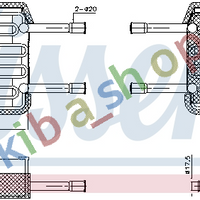 AIR CONDITIONING EVAPORATOR FITS FOR D COURIER FIESTA IV FIESTA/HATCHBACK