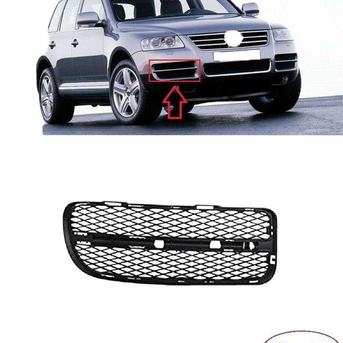 FOR VW TOUAREG 2002 - 2006 NEW FRONT BUMPER LOWER GRILLE GRILL COVER RIGHT O/S
