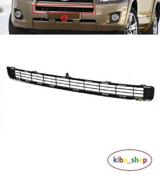 FOR TOYOTA RAV4 2009 - 2010 NEW FRONT BUMPER UPPER GRILLE BLACK - 531120R010