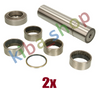 2x KING PIN SET FOR ONE WHEEL WITH BEARING 80MMX223MM FITS MERCEDES ACTROS