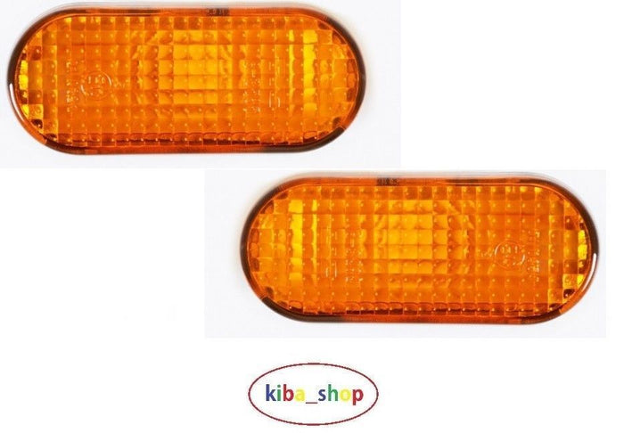 FOR VW GOLF MK3 96-98 SIDE INDICATOR REPEATER AMBER PAIR L+R
