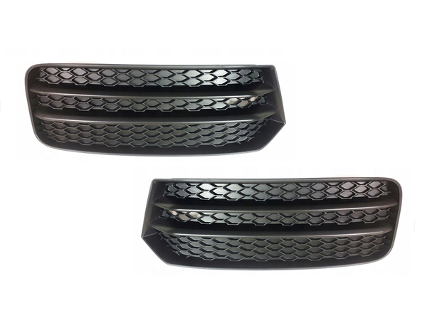 FOR AUDI A1 2014 - 2018 FRONT BUMPER FOG LAMP GRILL COVER PAIR LEFT + RIGHT