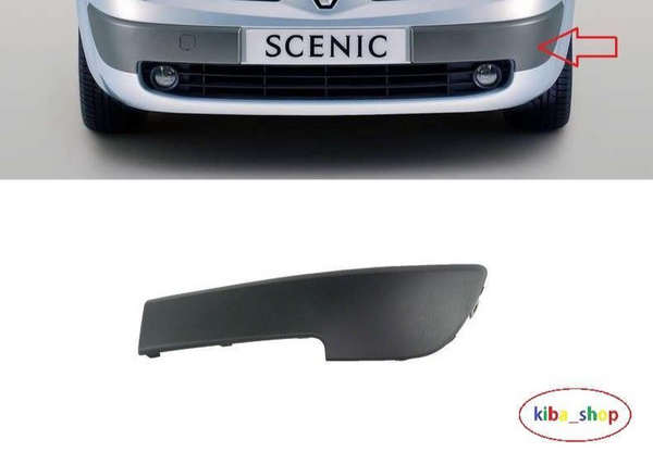 FOR RENAULT SCENIC II mk2 03-06 FRONT BUMPER MOULDING TRIM LH PASSENGER