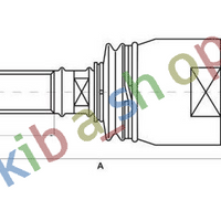 STEERING CONNECTING ROD 180MM 60MM M18MMX15MM 23MM M20X15MM FITS CASE FORD