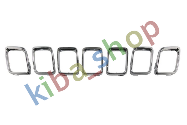 FONT GRILLE STRIP SET CHROME FITS JEEP COMPASS II 1116-1022