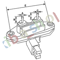 VOLTAGE REGULATOR 28V FITS VOLVO FLC 40D 0996-0900