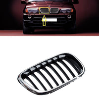 FOR BMW X5 E53 00-03 FRONT BUMPER UPPER RADIATOR GRILL RH DRIVER