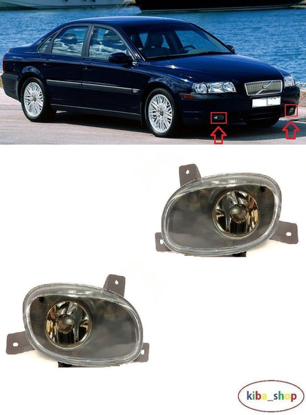 FOR VOLVO S80 98-06 FRONT BUMPER FOG LIGHT LAMPS L+R