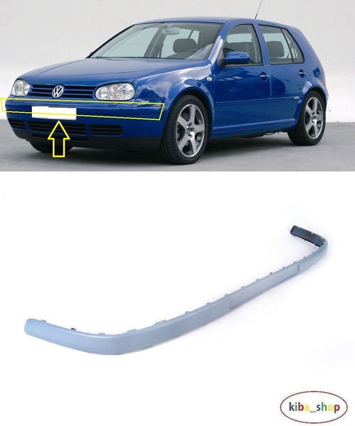 FOR VOLKSWAGEN GOLF IV MK4 1998 - 2004 FRONT BUMPER CENTER MOULDING TRIM PRIMED