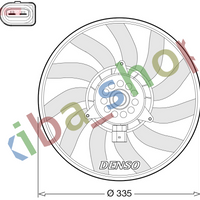 RIGHT RADIATOR FAN R FITS FOR AUDI A6 C7 A7 Q3 14-30D 1010-1018