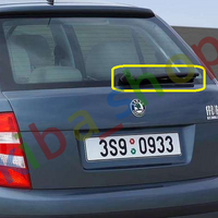 FOR SKODA FABIA 6Y 00-07 ESTATE REAR WINDOW WIPER ARM AND BLADE 365 MM