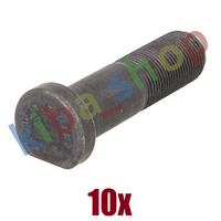 10x RIGHT OR LEFT WHEEL BOLT REAR M20X15 X72/80MM THREAD LENGTH 37MM PHOSPHATE