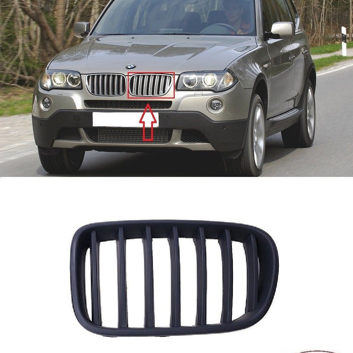 FOR BMW X3 E83 09-10 FRONT BUMPER UPPER RADIATOR GRILL LH PASSENGER