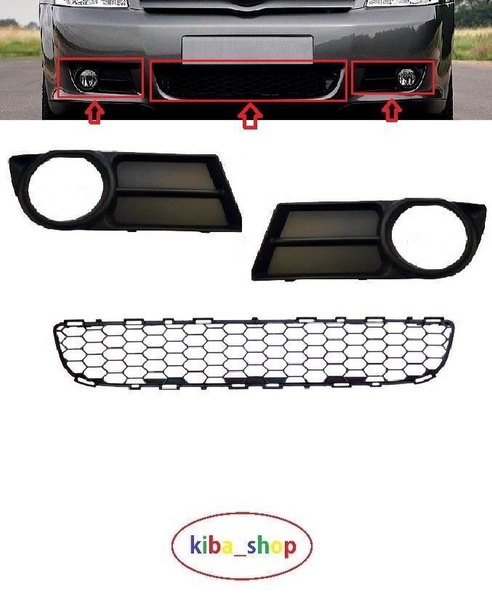 FOR TOYOTA COROLLA VERSO 04-07 FRONT LOWER BUMPER GRILL SET