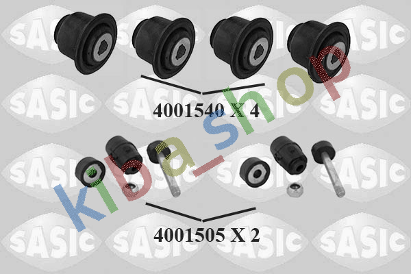 FRONT AXLE BOTH SIDES RIGHT OR LEFT SUSPENSION REPAIR KIT L/R FRONT FITS