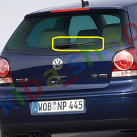 FOR VW POLO 9N 05-09 REAR WINDOW WIPER ARM AND BLADE 350 MM