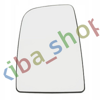 FOR VW CRAFTER 2E 05-17 LEFT SIDE WING MIRROR GLASS + BASE HEATED