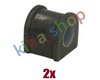 2x FRONT AXLE INNER RIGHT OR LEFT STABILIZER BAR BUSHING FRONT INNER L/R 165MM