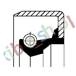 FRONT AXLE INNER WHEEL HUB SEAL 52X682X8 FITS RVI FITS RVI C KERAX MANAGER